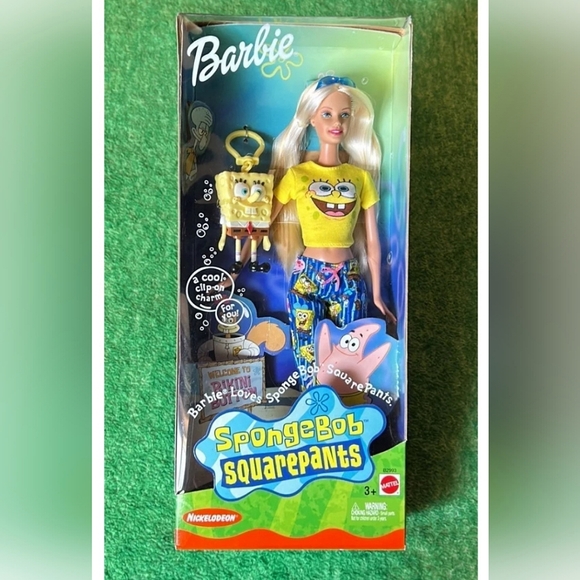 Special Edition 2002 Spongebob Square Pants Barbie Mattel NIB - Picture 1 of 7